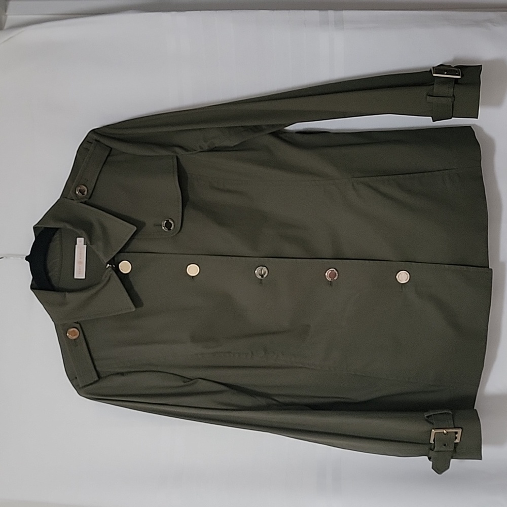Tory Burch Military Jacket Color: Military Green Sz: 12